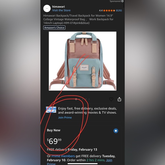 Himawari Backpack Women like new 💗 - Picture 2 of 15